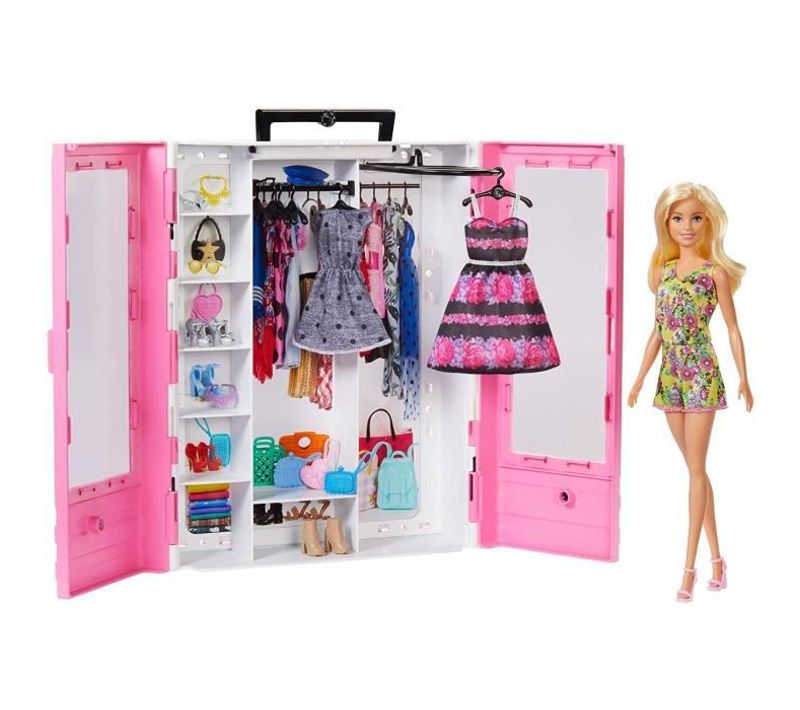 Poupée Et Son Dressing De Reve Gbk12 Coffret Poupée Mannequin 3 Ans Et +