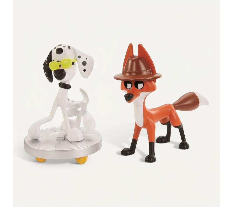 101, Rue Des Dalmatiens Coffret 2 Figurines Dylan Et Fergus