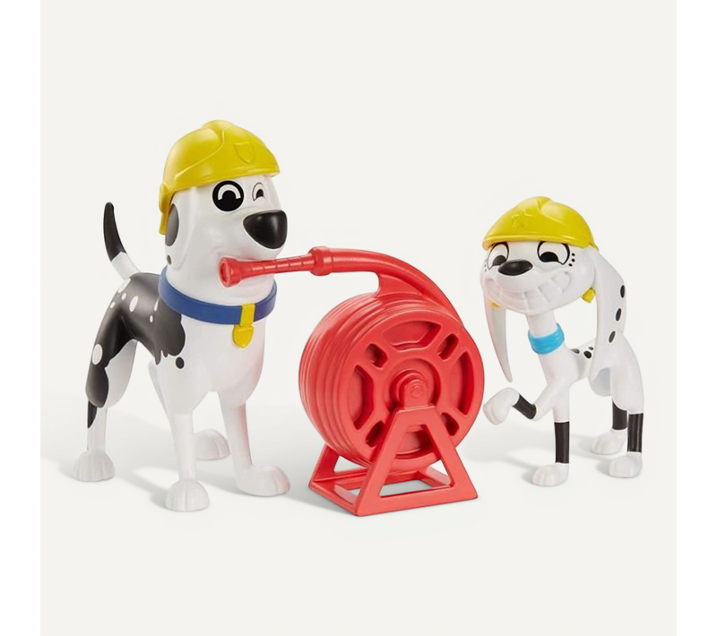 101 Rue Des Dalmatiens Pack Pompiers 2 Figurines