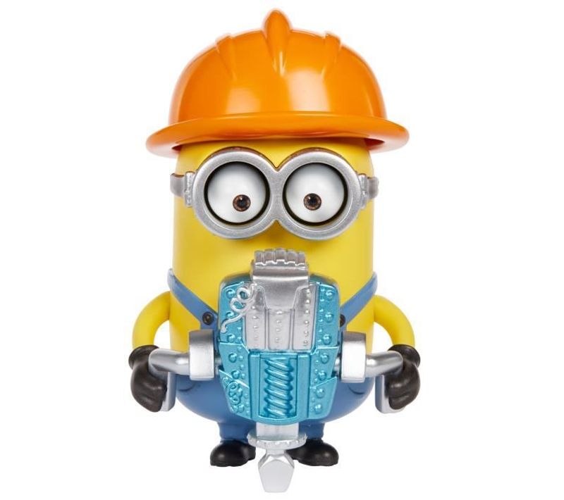 Les Minions Deluxe Dave Construction 9 Cm Gmf03 Figurine A Collectionner 3 Ans Et +