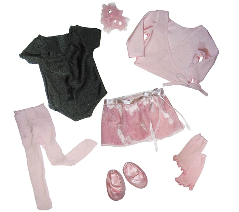 Ensemble De Ballet - Justaucorps Et Pull De Danse - Rose Clair