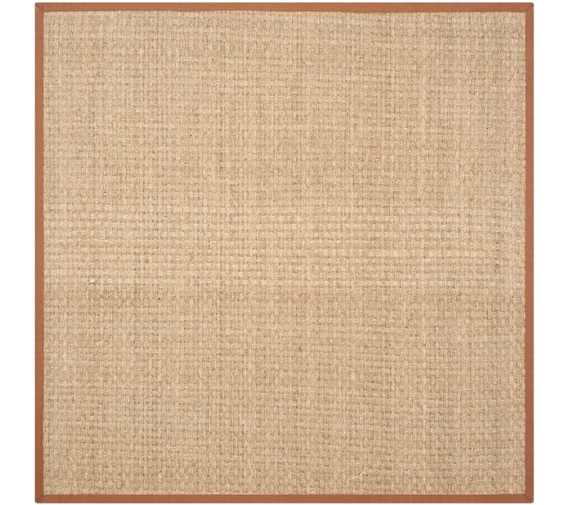 Tapis Fibre Naturelle 122 X 122 Cm Fibre Naturelle Roselyn Neutre/marron