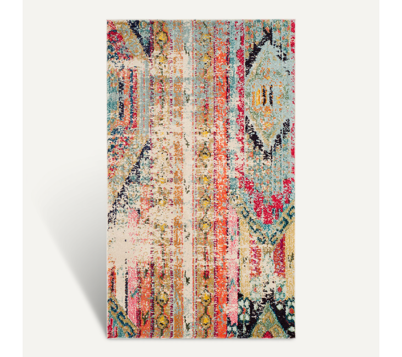 Tapis Monaco 122 X 170 Cm Bohème Chic Livia Multicolore
