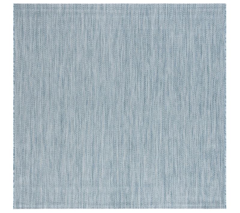 Tapis Cour 201 X 201 Cm Contemporain Solstice Bleu Gris