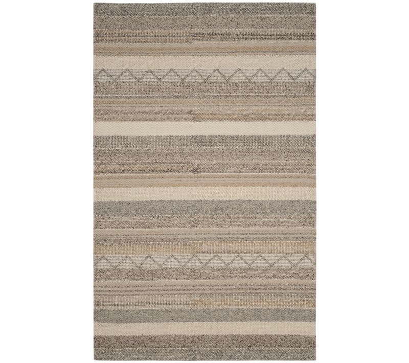 Tapis Natura 61 X 91 Cm De Transition Demi Beige