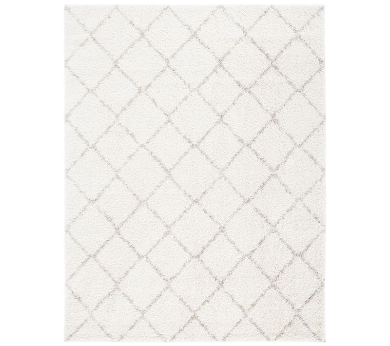 Tapis Arizona à Poils Longs 201 X 279 Cm Shag Farleigh Beige