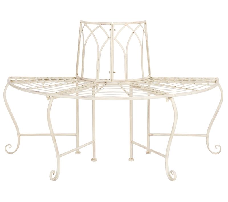 Banc Abia Blanc Le Fer 60 X 125 X 80 Cm