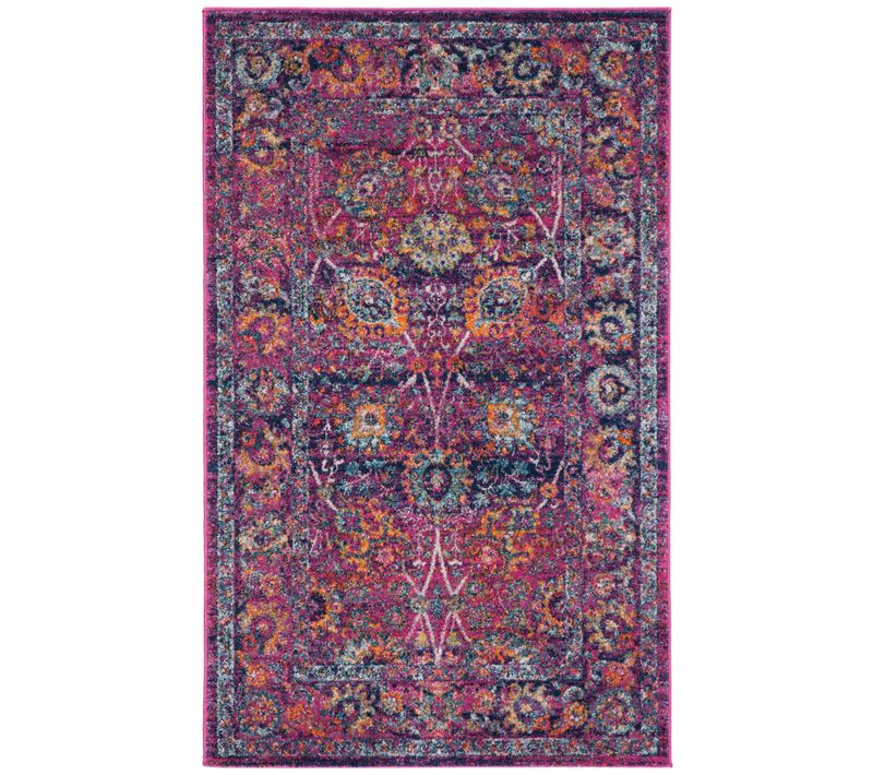 Tapis Grenade 91 X 152 Cm Traditionnel Galena Rose