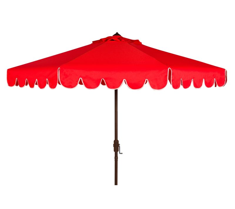 Parasol Littoral Dorinda Rouge Metal 255 X 255 X 250