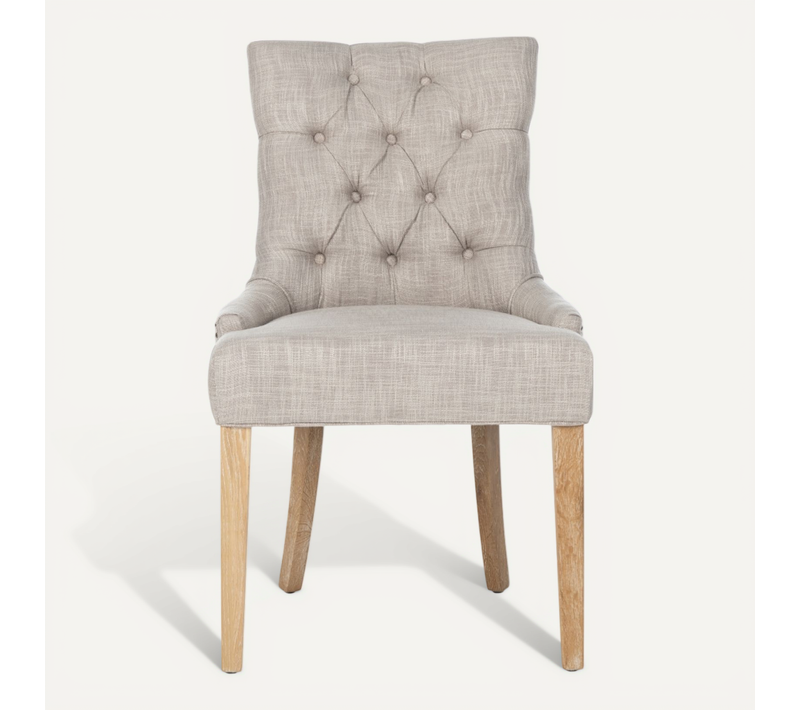 Chaises De Salle à Manger Saundra Lot De 2 Gris Bois De Bouleau