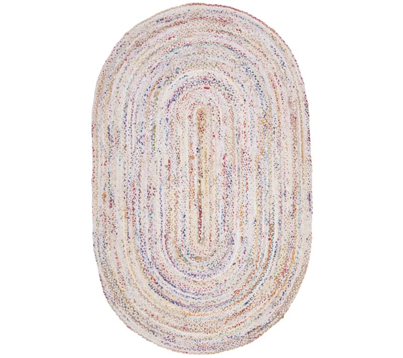 Tapis Braided 91 X 152 Cm Boheme Halcyon Ivoire / Multi