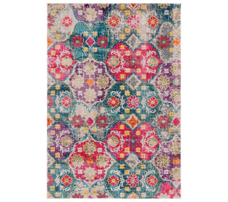 Tapis Monaco 155 X 231 Cm Bohème Chic Mandore Area Gris