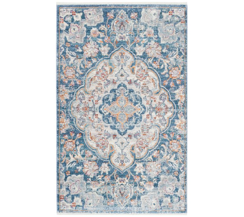 Tapis Illusion 122 X 183 Cm Traditionnel Headley Bleu
