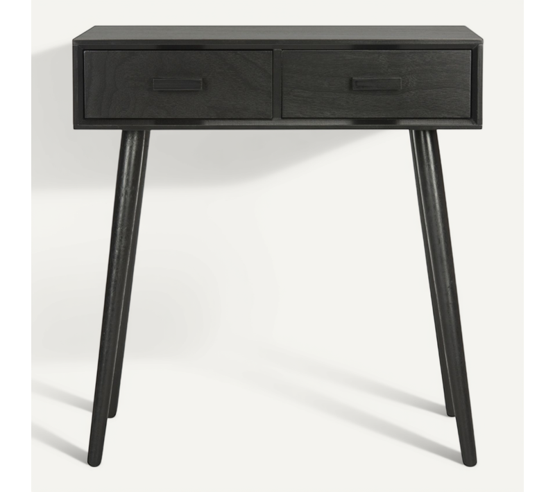 Console Willia Noir Bois De Pin 72 X 35 X 78 Cm