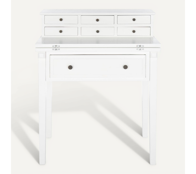 Bureau Pearline Blanc Peuplier 76 X 69 X 96 Cm