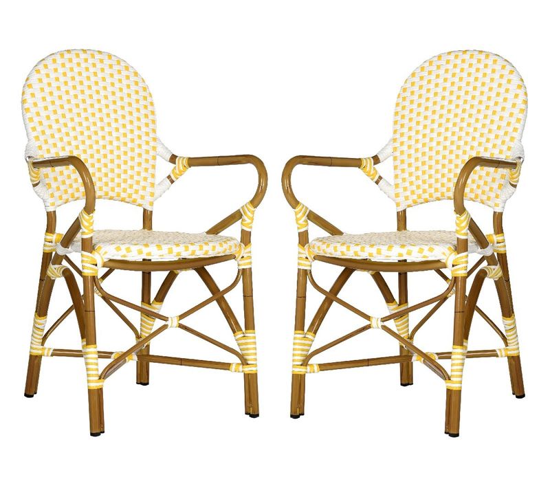 Fauteuils Marylou Lot De 2 Neutre Osier En Polyethylene