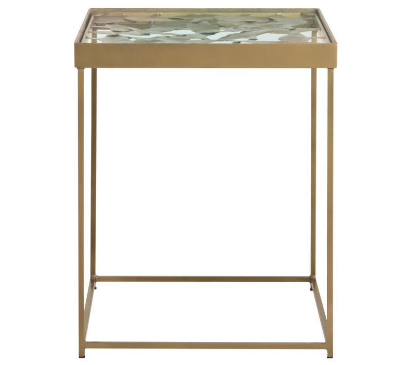 Table D'appoint Norine Neutre Le Fer 41 X 41 X 51 Cm