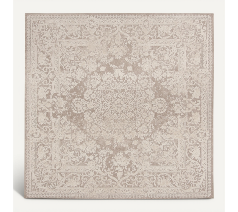Tapis Reflection 152 X 152 Cm Contemporain Afton Beige / Crème