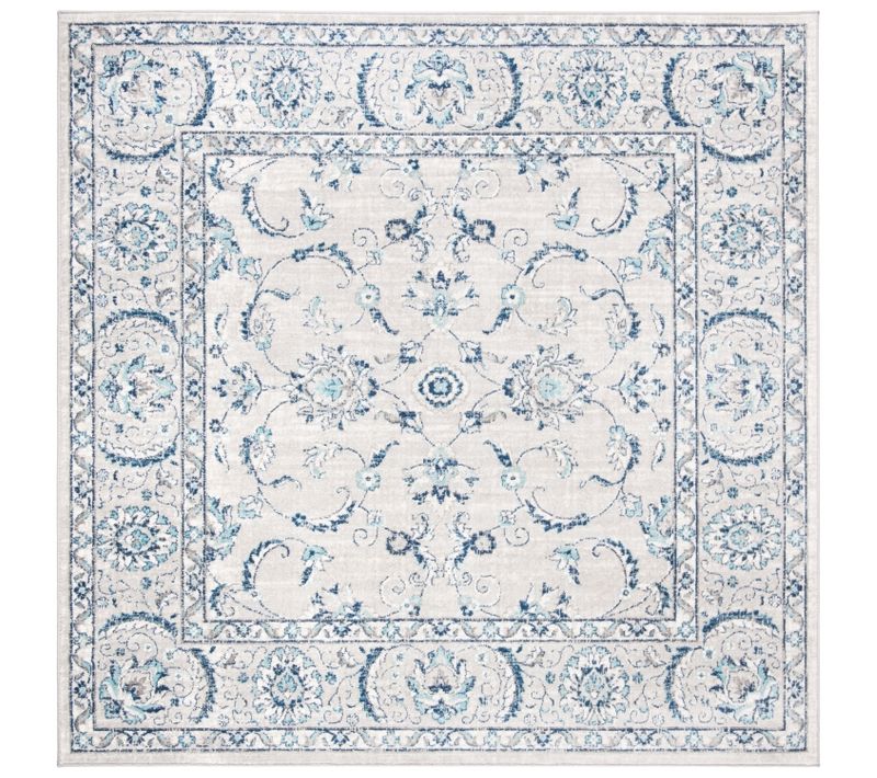 Tapis Brentwood 201 X 201 Cm De Transition Shelley Bleu