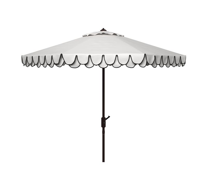 Parasol Littoral Valance Marine/blanc Metal 255 X 255 X 250