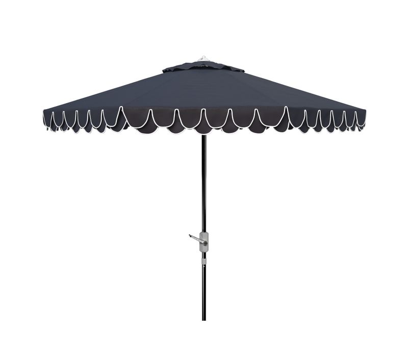 Parasol Littoral Valance Marine/blanc Metal 255 X 255 X 250