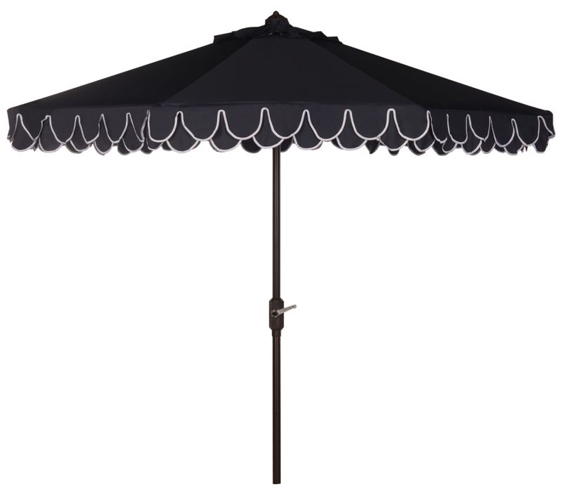 Parasol Littoral Valance Marine/blanc Metal 330 X 330 X 270