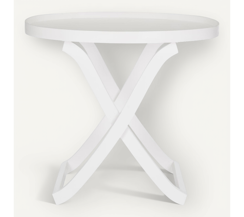 Table D'appoint Alfred Blanc Bois De Manguier 97 X 68 X 86 Cm