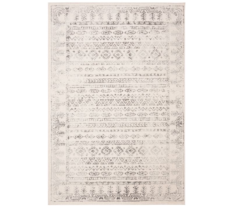 Tapis Tulum 160 X 229 Cm Bohémien Rusty Blanc