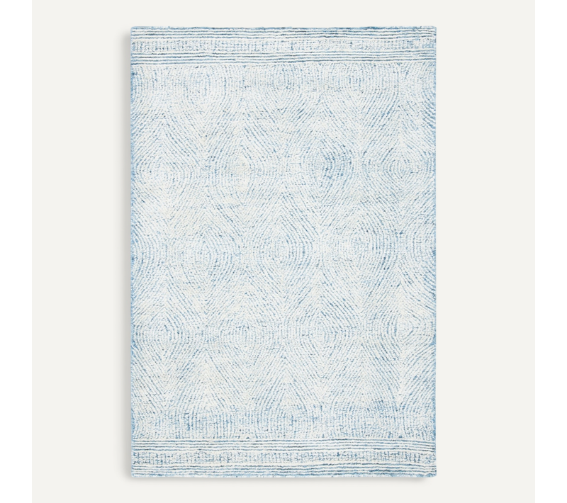 Tapis Abstrait 122 X 183 Cm Bohemien Alaska Bleu