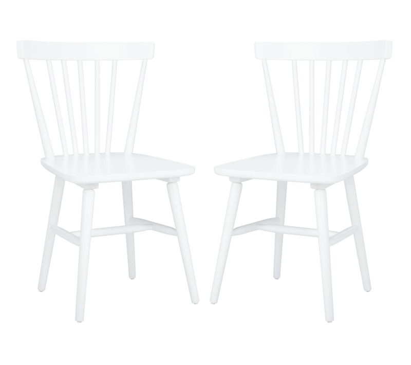 Chaises De Salle à Manger Winona Lot De 2 Noir Bois D'hevea