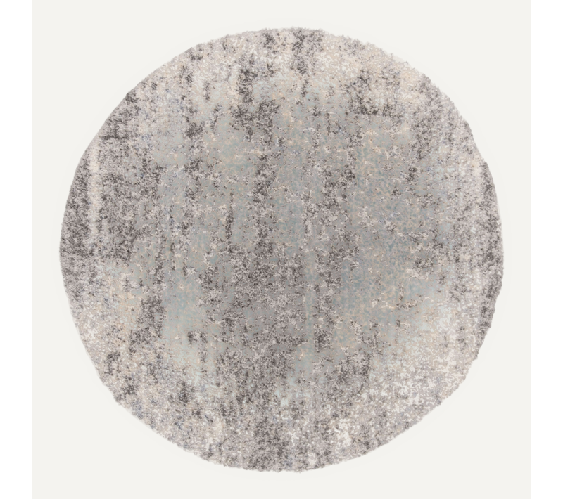 Tapis Shag Berbère 160 X 160 Cm Shag Tiznit Gris