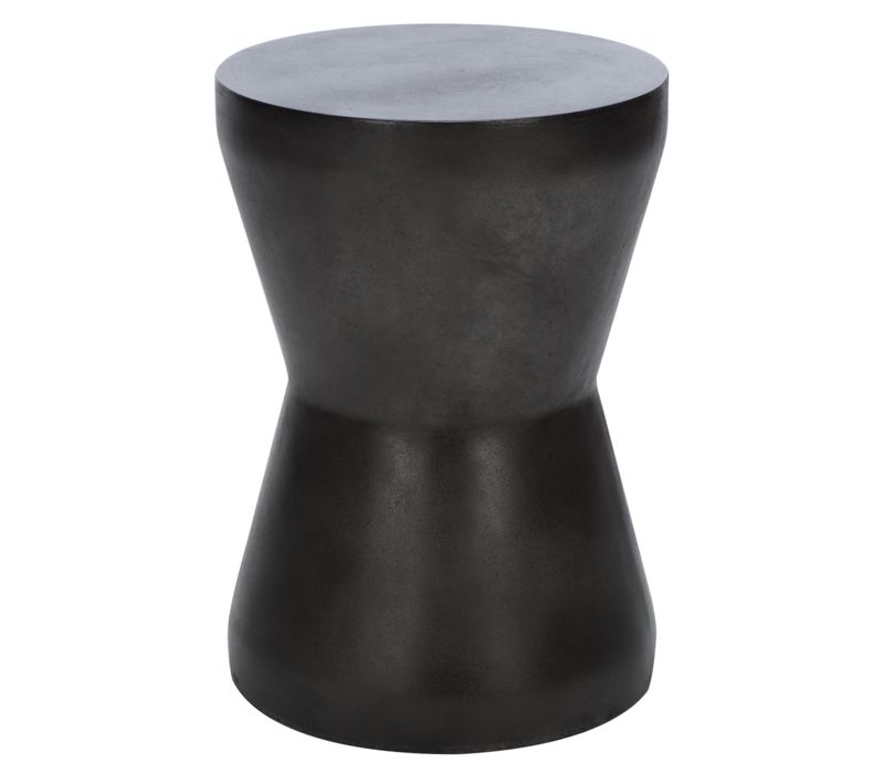 Table D'appoint Pour L'exterieur Torre Noir Beton 31 X 31 X 44 Cm