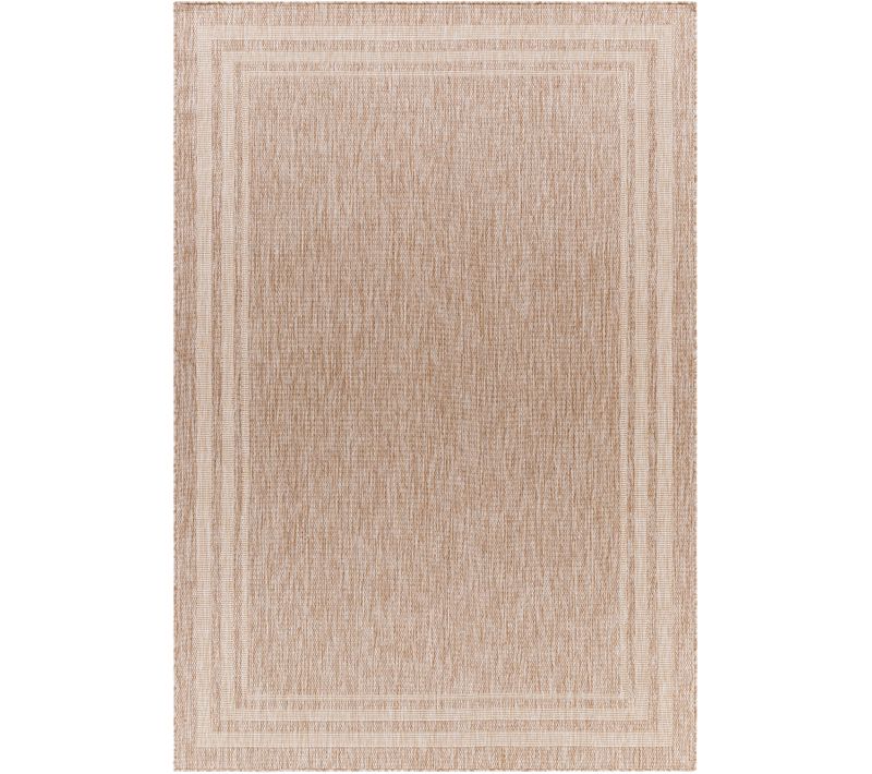 Tapis D'extérieur/intérieur Aspect Jute Beige/ivoire 200x275 Cm Georgia