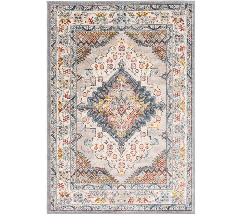 Tapis Vintage Oriental Multicolore/gris 140x200 Cm Jade