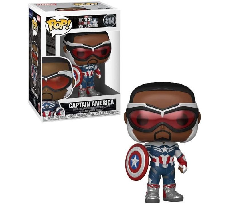 Figurine Pop! Marvel : Falcon Et Le Soldat De L'hiver Captain America