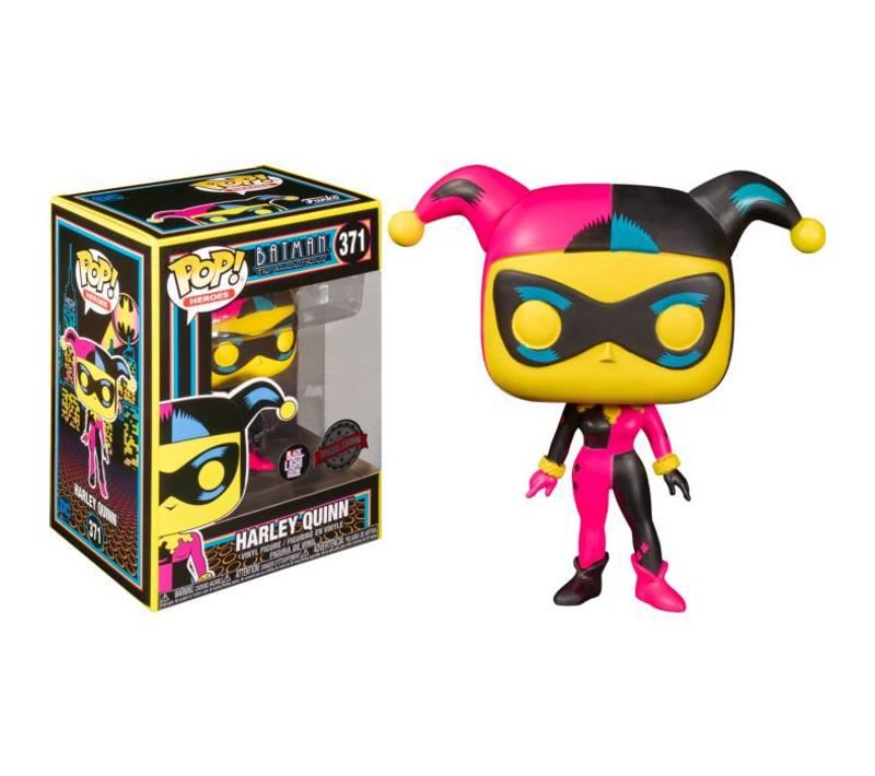Figurine Pop! Heroes: Dc - Harley Quinn (black Light)