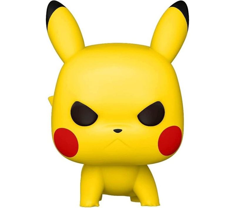 Figurine Vinyle Pikachu (position D'attaque) - 9,5 Cm - Boîte Vitrine