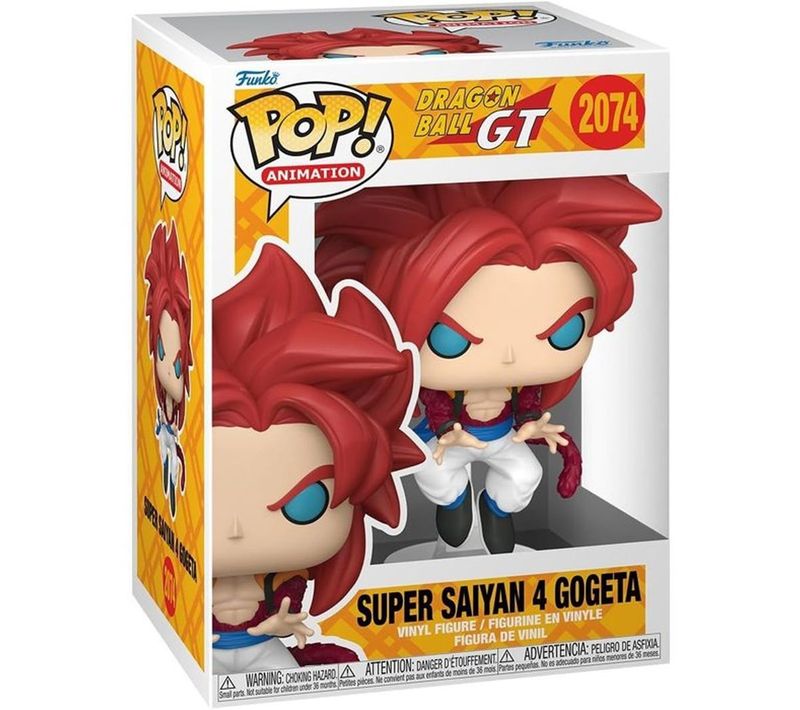 Pop! Animation Dragon Ball Gt Super Saiyan 4 Gogeta - 9,5 Cm, Phosphorescent