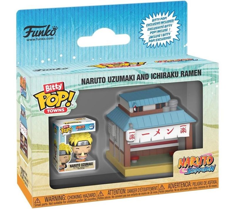 Diorama Naruto Uzumaki — Ichiraku Ramen, Vitrine Acrylique Et Figurine Mini