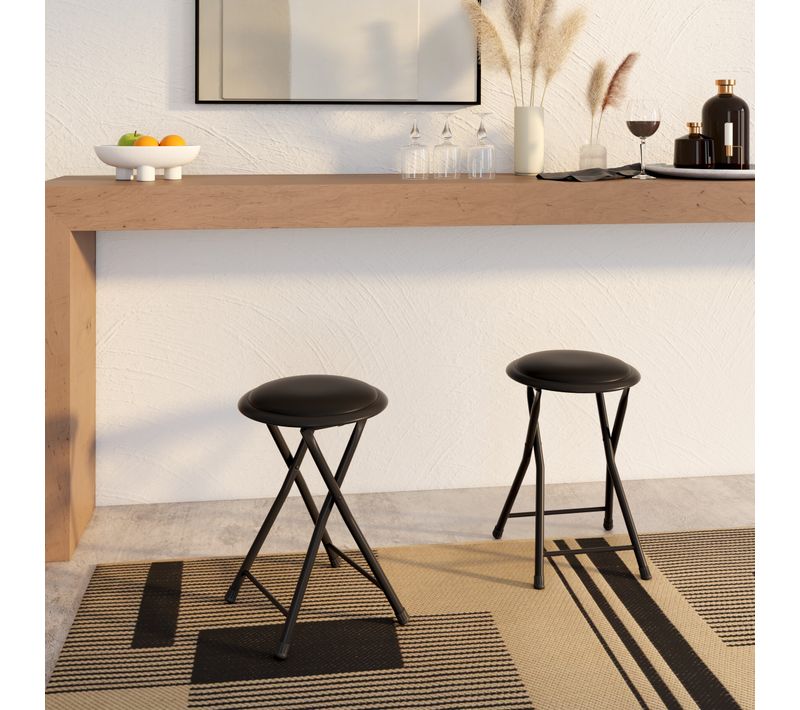 Tabouret pliant JONATHAN Noir