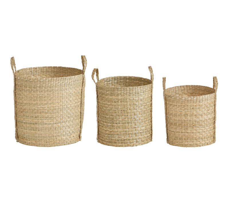 Paniers set de 3 DANA naturel