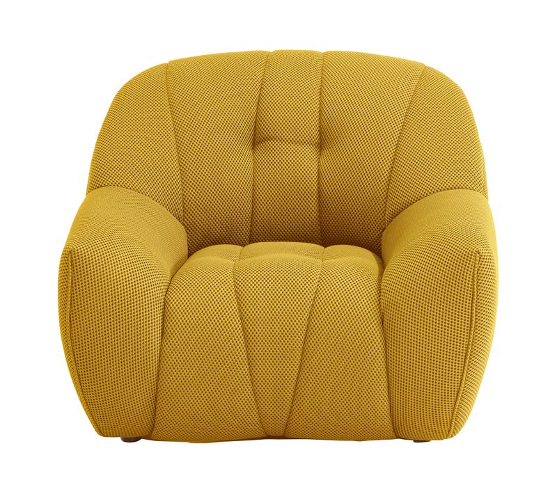 Fauteuil NOVA tissu golf oker