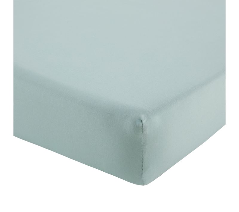 Drap housse brume 140x190 cm DREAMEA CAMILLE