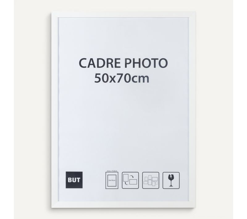 Cadre photo 50x70 cm Blanc