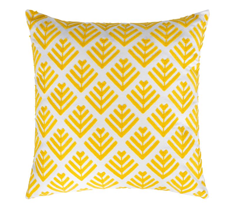Coussin 40x40 cm RUSTY Jaune