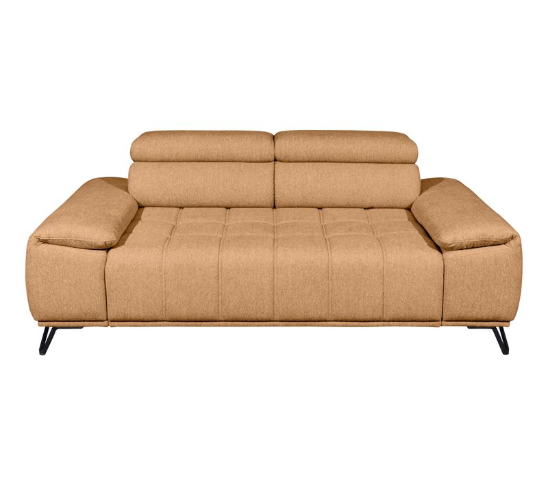 Canapé 2 places relax PALLADIO tissu Polaris ambre