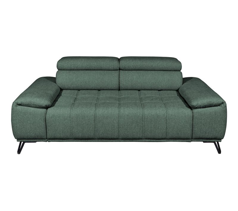Canapé 2 places relax PALLADIO tissu Polaris vert kaki