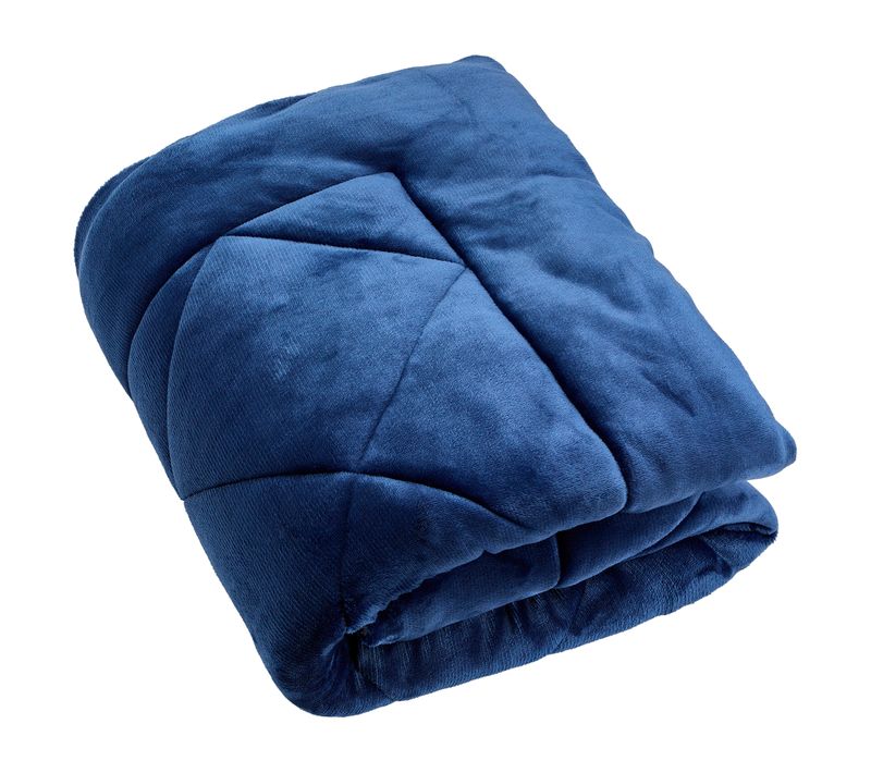 Plaid 130x170 cm UZMEE Bleu