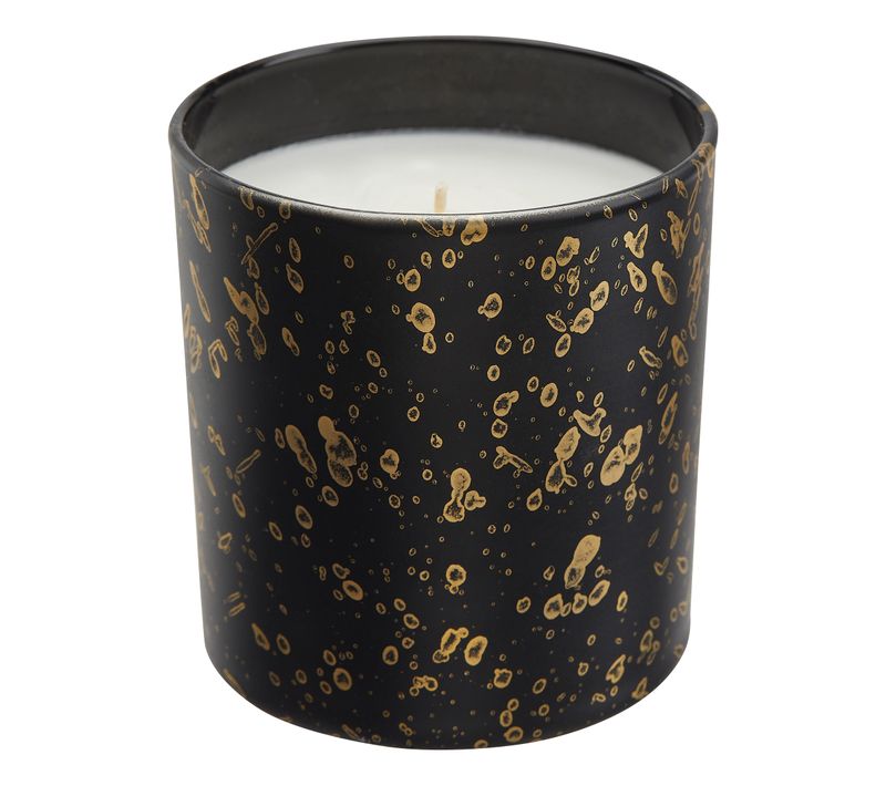 Bougie vanille H. 8,9 cm URANUS Noire