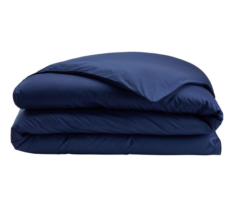 Housse de couette 260x240 cm DREAMEA Percale BLEU